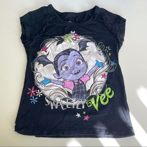 💜💜💜Disney Girls Vampirina Black Tee